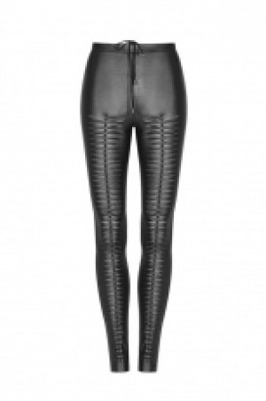  Gothic Devil Footprints Leggings Punk Rave WK-342DDF/BK -  