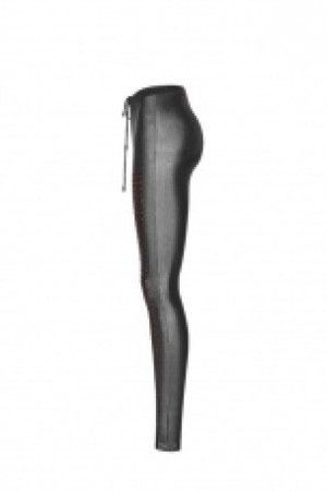 Gothic Devil Footprints Leggings Punk Rave WK-342DDF/BK-RD -  
