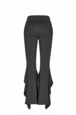  Gothic Flared Lace Leggings Punk Rave WK-347DDF/BK -  