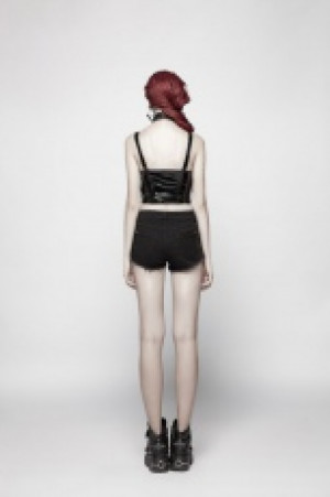  Steampunk Mesh Shorts Punk Rave WK-350XDF/BK -  