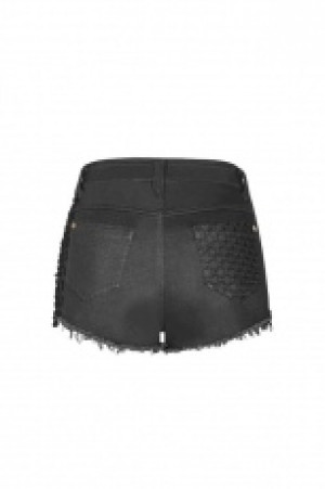  Steampunk Mesh Shorts Punk Rave WK-350XDF/BK -  