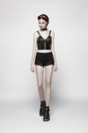  Steampunk Mesh Shorts Punk Rave WK-350XDF/BK -  