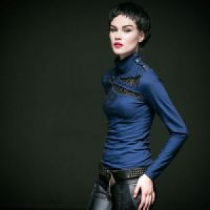  Punk Women Long T-Shirt -  5