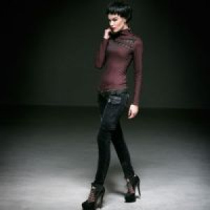  Punk Women Long T-Shirt -  5