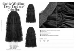     Gothic Wedding Dress Dual-use Crinoline /   /   -  8