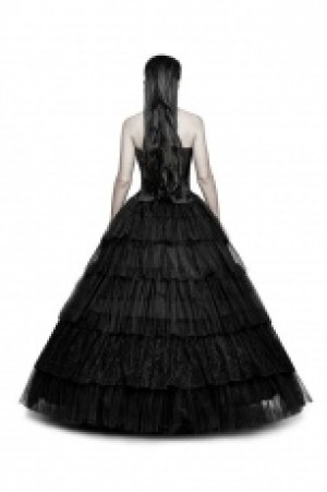     Gothic Wedding Dress Dual-use Crinoline /   /   -  6