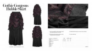   Gothic Gorgeous Bubble Skirt /   -  8