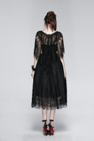  Gothic Lace Two Wear Cappa Punk Rave S-151/BK -  