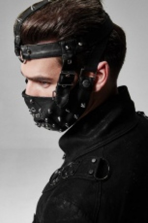  Rivet Masks Punk Rave S-158/BK -  