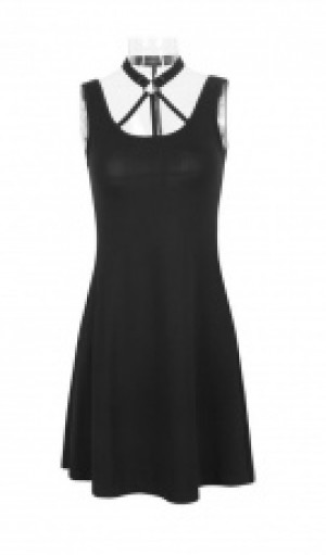      /      Punk Dark Lolita bandage backless Dress /  /  /  /   -  1