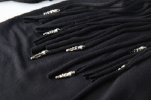  Tassel Hollow Burnt Out Knit Short Sleeve Top -  8