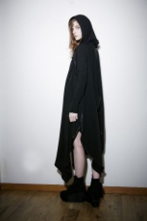  Witch Gown With Irregular Sweep Punk Rave PY-134/BK -  