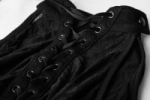  Gothic Dark lace spliced Off the shoulder Dress Punk Rave OPQ-250LQF/BK -  