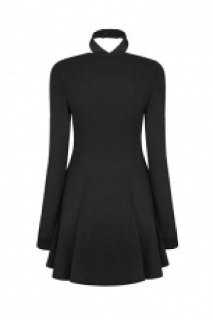  Cross Sleeve Neck Dress Punk Rave OPQ-281LQF/BK -  