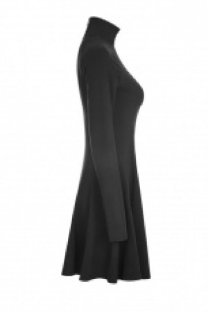  Diablo Series Hollow-out High-collar Dress -  2