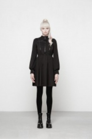  Diablo Series Girls High-collar Dress -  4