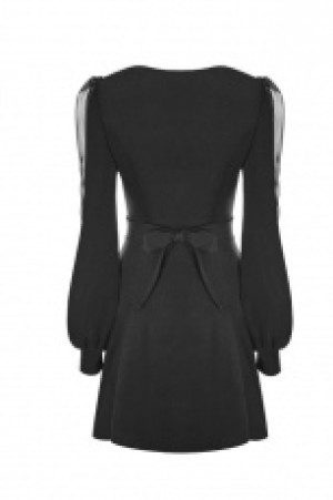  V-collar Dress Punk Rave OPQ-298LQF/BK -  