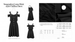  Suspenders Corns Shirt-style Chiffon Dress -  8
