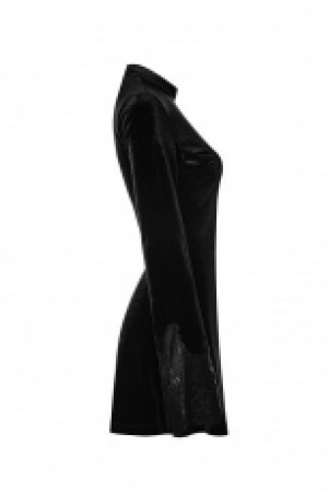  Dark lace Stitching A Pendulum Dress Punk Rave OPQ-300LQF/BK -  
