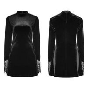  Dark lace Stitching A Pendulum Dress Punk Rave OPQ-300LQF/BK -  