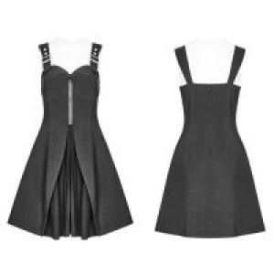      Small A Pendulum Chiffon Pleated Dress Punk Rave OPQ-303LQF/BK /  /   / -  