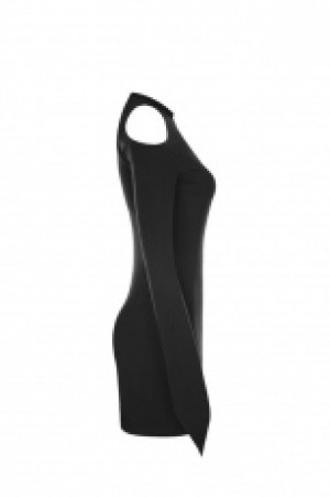  Gothic Strapless Shoulder Fork Dress Punk Rave OPQ-304LQF/BK -  