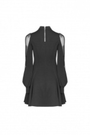  High Collar Inverted Peach Heart Mosaic Dress Punk Rave OPQ-305LQF/BK -  