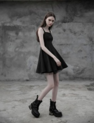  Punk Tie Rope Design Dress Punk Rave OPQ-312LQF/BK -  