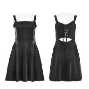  Punk Tie Rope Design Dress Punk Rave OPQ-312LQF/BK -  