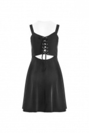  Punk Tie Rope Design Dress Punk Rave OPQ-312LQF/BK -  