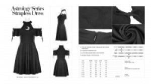  Astrology Series Strapless Dress Punk Rave OPQ-313LQF/BK -  