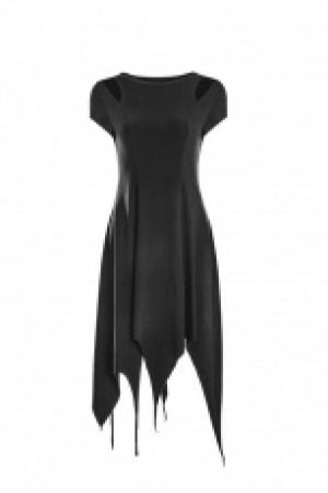  Irregular Hem Dress Punk Rave OPQ-316LQF/BK -  