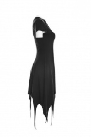  Irregular Hem Dress Punk Rave OPQ-316LQF/BK -  