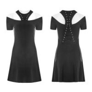  Punk Corn Tie Rope Dress Punk Rave +OPQ-318LQF/BK -  