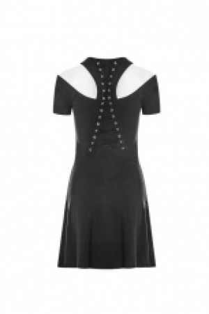 Punk Corn Tie Rope Dress Punk Rave +OPQ-318LQF/BK -  