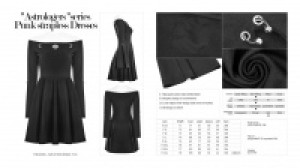  Astrologers Series Punk Strapless Dresses Punk Rave OPQ-326LQF/BK -  