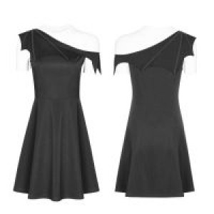  Dark Series Bat Strapless Dress Punk Rave OPQ-334LQF/BK -  