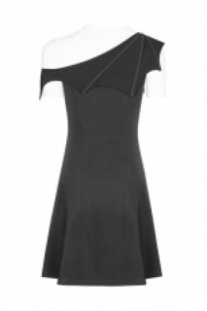  Dark Series Bat Strapless Dress Punk Rave OPQ-334LQF/BK -  