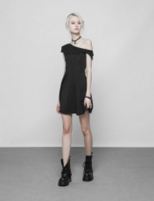  Dark Series Bat Strapless Dress Punk Rave OPQ-334LQF/BK -  