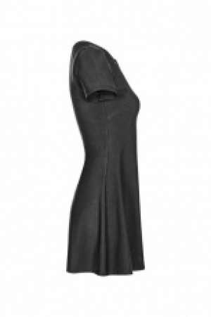  Hollow A Pendulum Knitted Dress Punk Rave OPQ-340LQF/BK -  