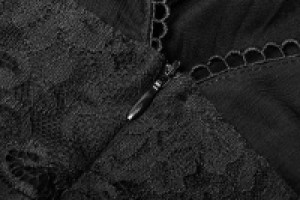  Goth Strap Lace Chiffon Dress -  7