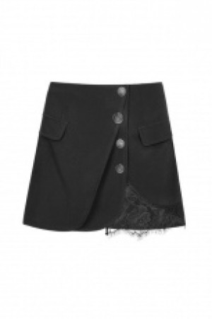  Handsome A Line Lace Skirt -  1