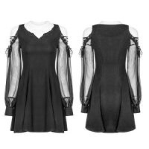  Strapless Corn Bandage V-collar Dress Punk Rave OPQ-365LQF/BK -  