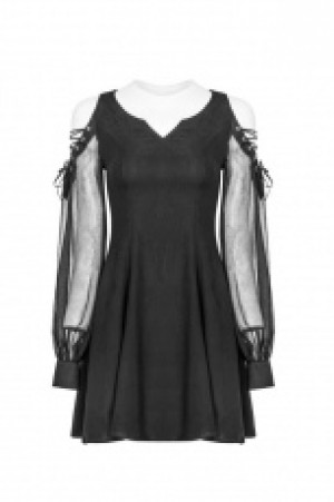  Strapless Corn Bandage V-collar Dress Punk Rave OPQ-365LQF/BK -  