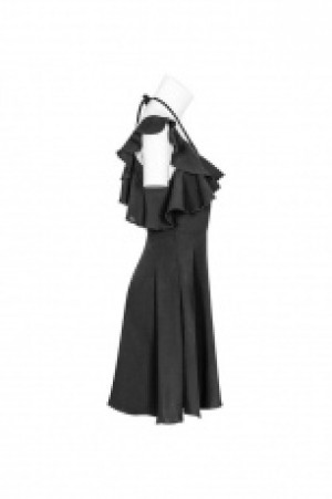  Double Lotus Leaf Edge Bandage Dress -  2