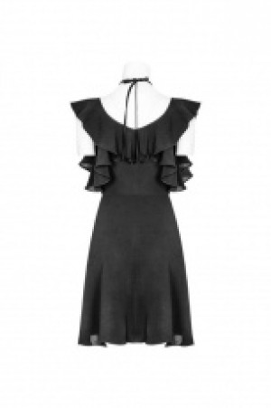  Double Lotus Leaf Edge Bandage Dress -  3