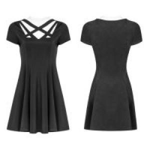  Handsome Cross Design Dress Punk Rave OPQ-374LQF/BK -  