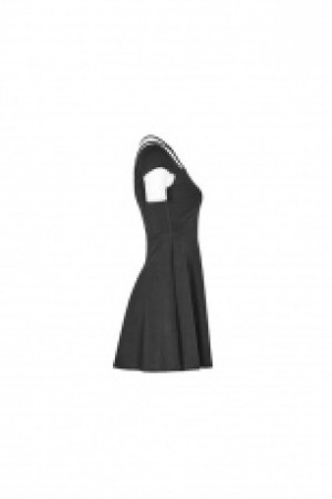  Lace Stitching Cover Sleeve Dress Punk Rave OPQ-378LQF/BK -  