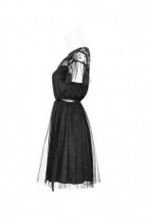  The Black Swan Fairy Mesh Dress Punk Rave OPQ-381LQF/BK -  