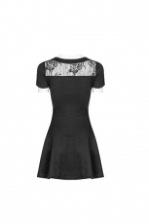  Hollow Lace Stitching Dress Punk Rave OPQ-384LQF/BK -  